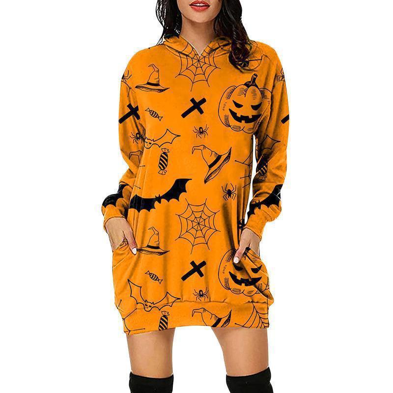 Halloween Sweatshirt Dress - Image 5