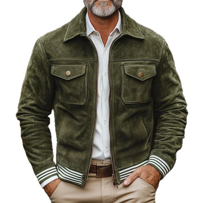 Retro Suede Jacket - Image 2