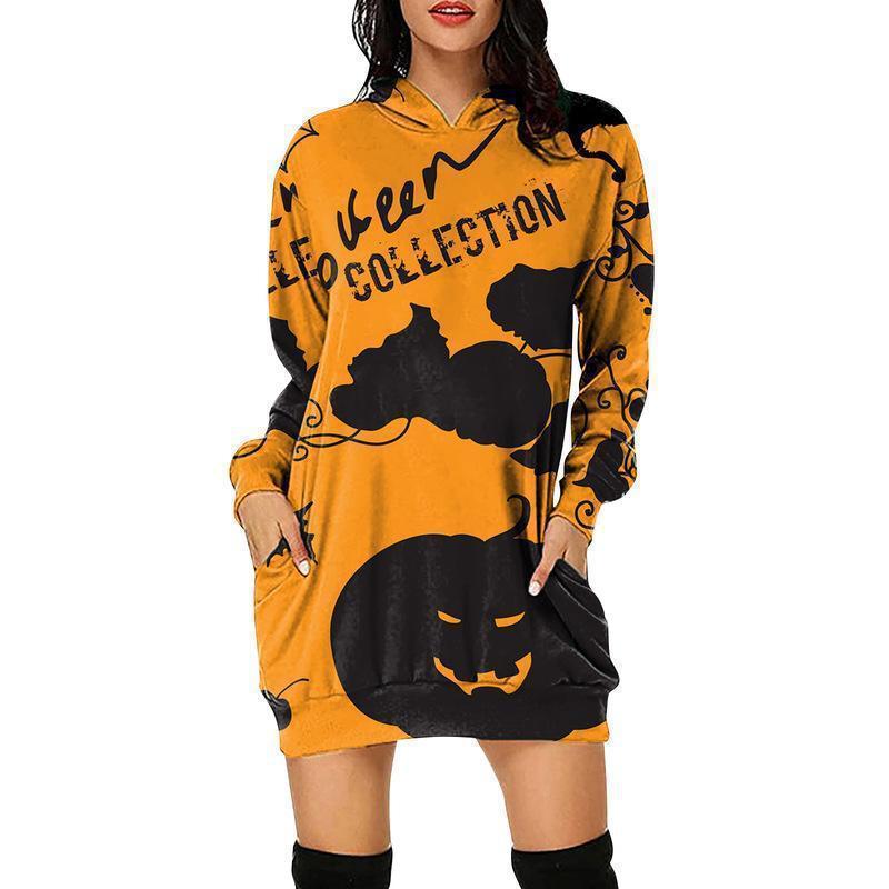 Halloween Sweatshirt Dress - Image 4