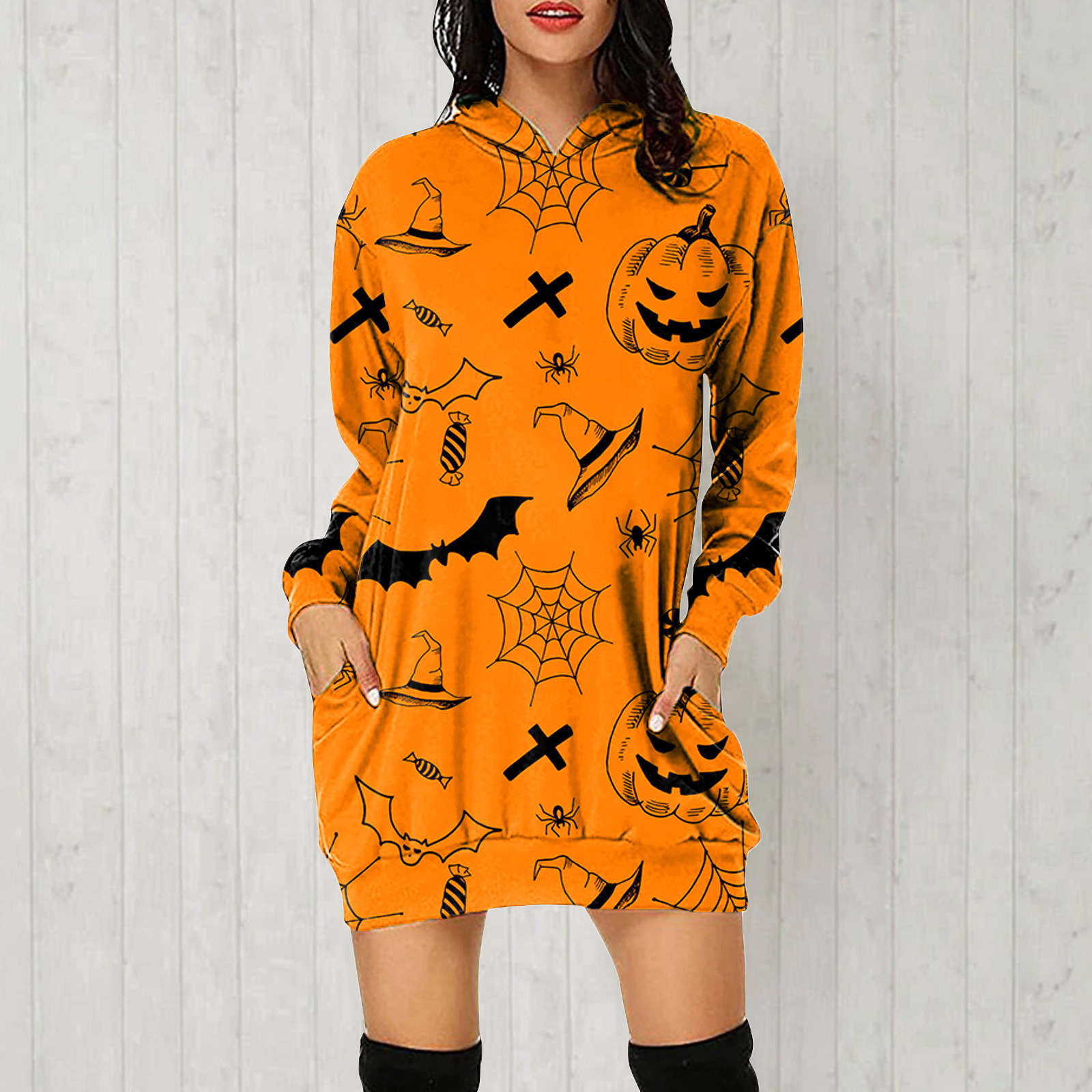 Halloween Sweatshirt Dress