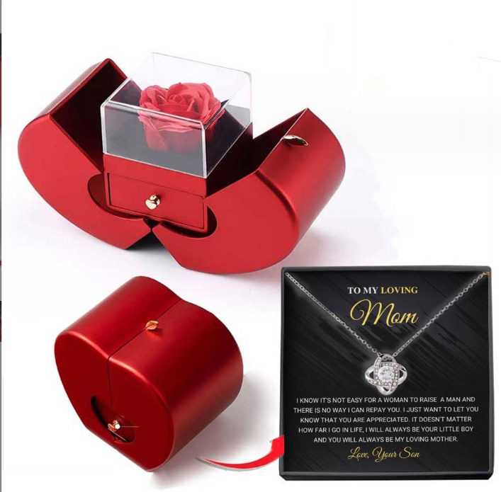 Apple Rose Jewelry Box - Image 2