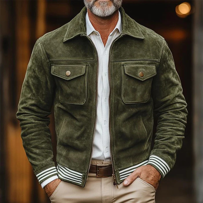 Retro Suede Jacket