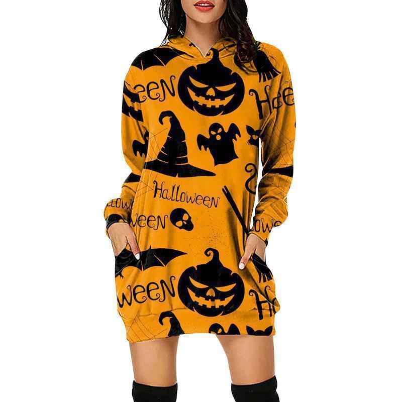Halloween Sweatshirt Dress - Image 3