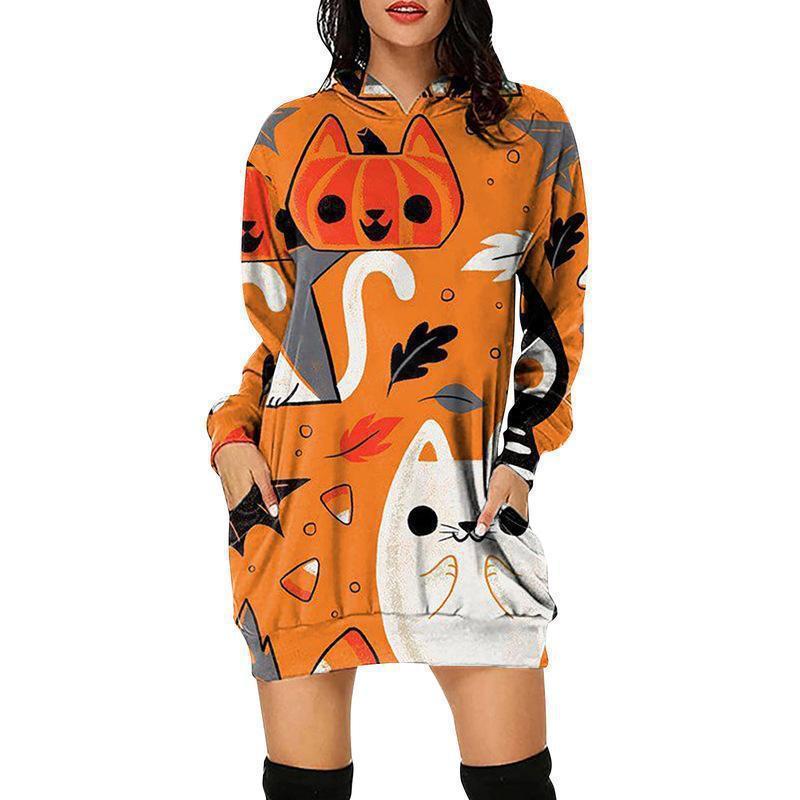 Halloween Sweatshirt Dress - Image 7