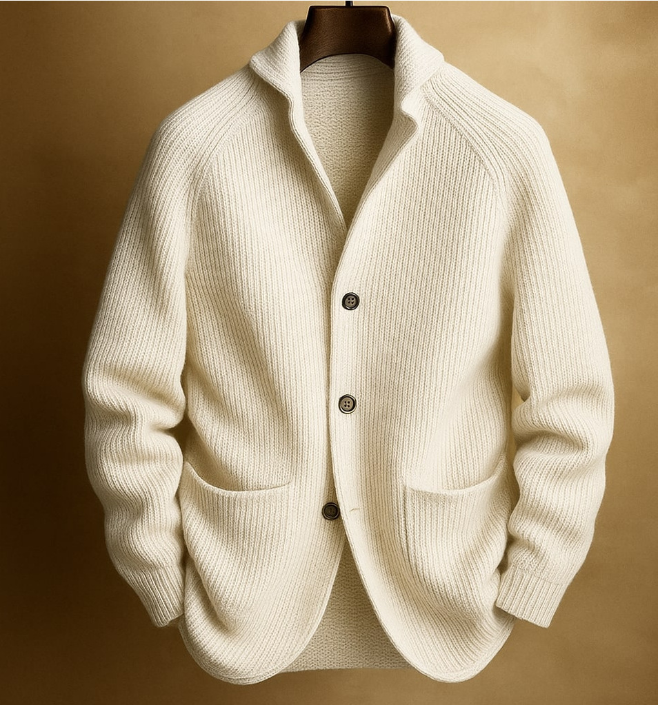 Knitted Cardigan Jacket - Image 2