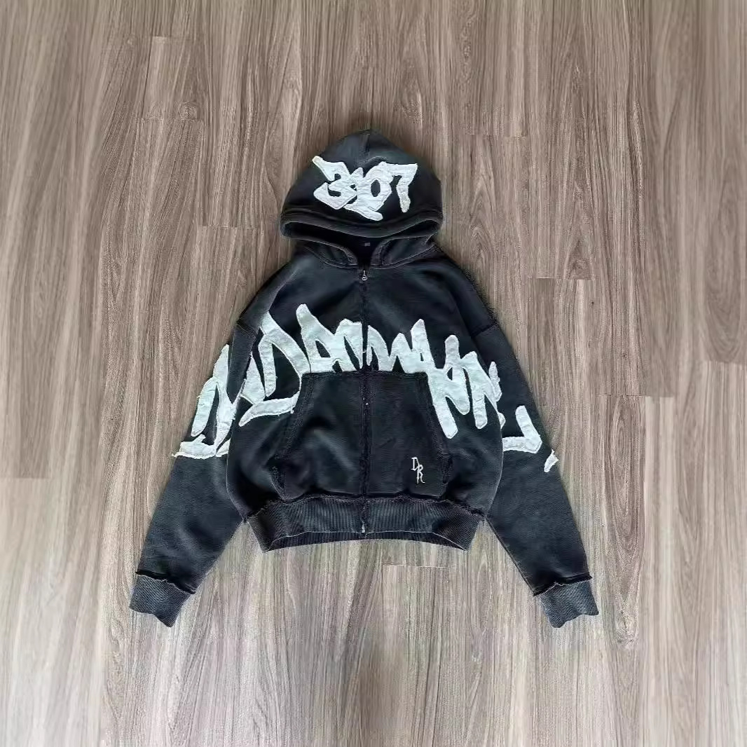 3D Letter Hoodie - Image 4